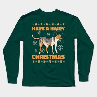 Christmas Dog Hair Long Sleeve T-Shirt